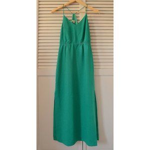 J. Crew Green Maxi Dress SIZE 00/XS